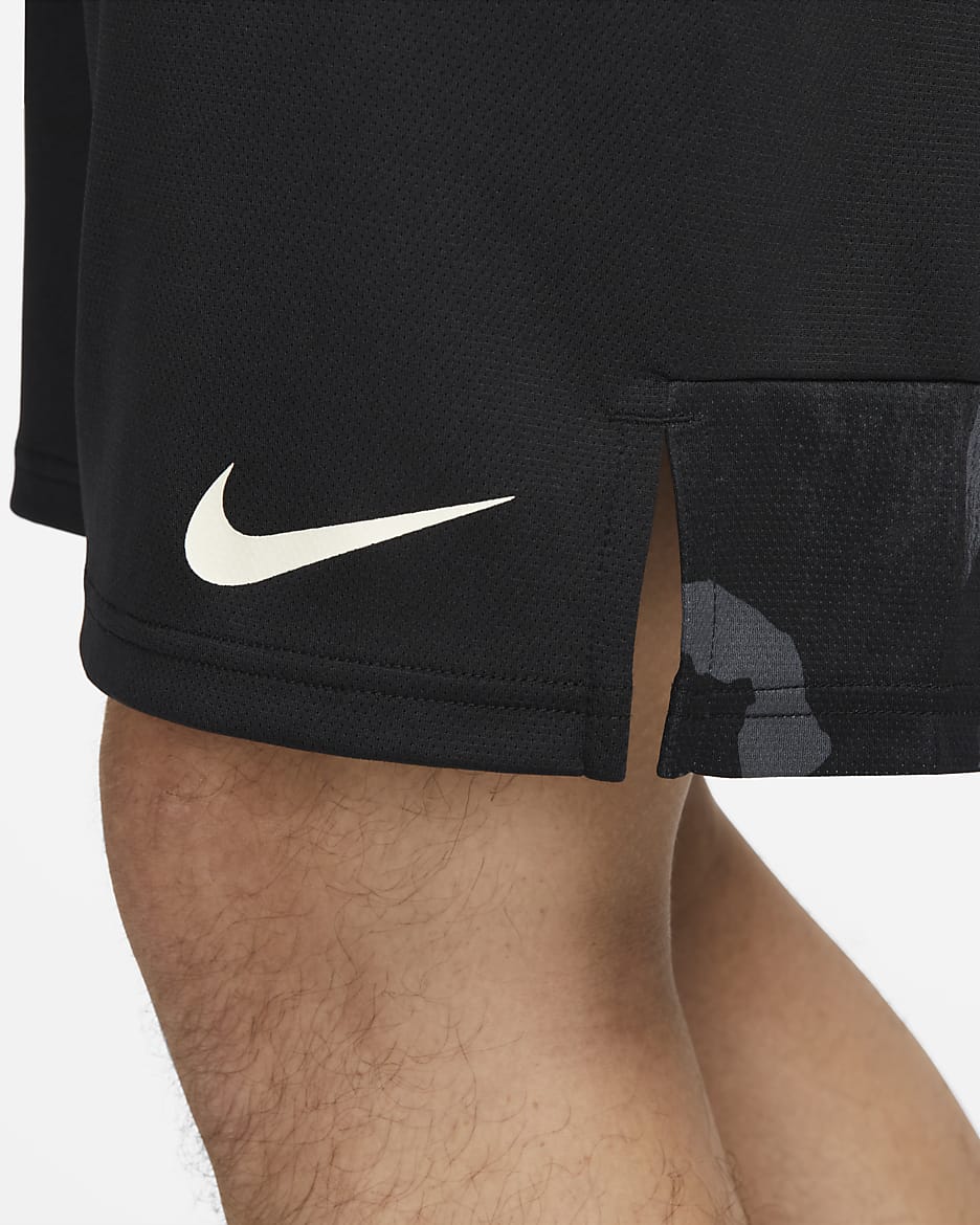 Nike dri-fit men's knit camo training shorts hotsell